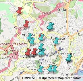 Mappa Via Francesco Verrotti, 80128 Napoli NA, Italia (1.0605)
