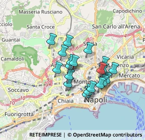 Mappa Via Francesco Verrotti, 80128 Napoli NA, Italia (1.3925)