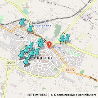 Mappa Via Castellana, 70017 Putignano BA, Italia (0.53)