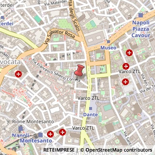 Mappa Via Francesco Saverio Correra, 16, 8o135 Napoli, Napoli (Campania)