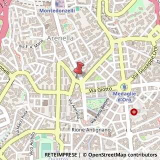Mappa Via Arenella, 3, 80128 Napoli, Napoli (Campania)