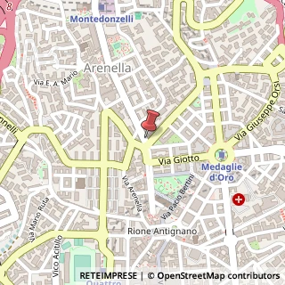 Mappa Via Pietro Castellino, 10, 80128 Napoli, Napoli (Campania)
