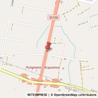 Mappa SS 100 km 9+56 direzione Bari, 70010 Capurso BA, Italia, 70010 Capurso, Bari (Puglia)