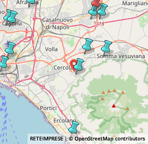 Mappa Via Cimitero, 80040 Pollena Trocchia NA, Italia (6.58308)