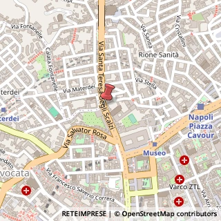 Mappa Via Santa Teresa degli Scalzi, 80, 80135 Napoli, Napoli (Campania)