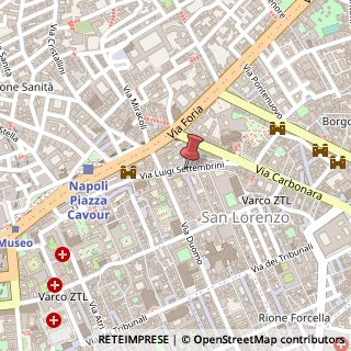 Mappa Via Luigi Settembrini, 86, 80138 Napoli, Napoli (Campania)