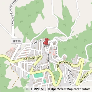 Mappa Via Emilio del Guercio, 34, 83056 Teora, Avellino (Campania)