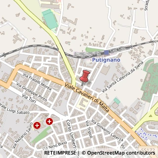 Mappa Via Vincenzo Petruzzi, 47, 70017 Putignano, Bari (Puglia)