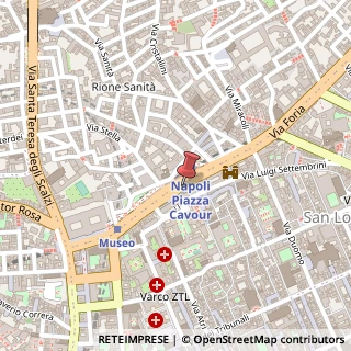 Mappa Piazza Cavour, 136, 80137 Napoli, Napoli (Campania)