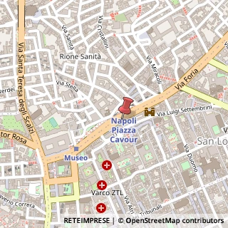 Mappa Piazza Cavour, 28, 80137 Napoli, Napoli (Campania)