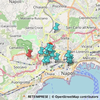 Mappa Via Domenico Fontana, 80129 Napoli NA, Italia (1.44857)