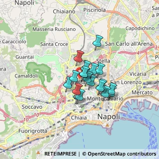 Mappa Via Domenico Fontana, 80129 Napoli NA, Italia (1.11158)