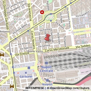 Mappa Via Pavia, 129, 80143 Napoli, Napoli (Campania)