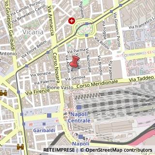 Mappa Via Ferrara, 95, 80143 Napoli, Napoli (Campania)
