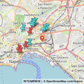 Mappa Via Taddeo da Sessa, 80143 Napoli NA, Italia (1.98583)