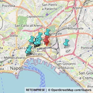 Mappa Via Taddeo da Sessa, 80143 Napoli NA, Italia (1.345)