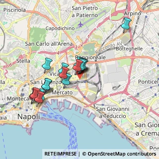Mappa Via Taddeo da Sessa, 80143 Napoli NA, Italia (1.657)