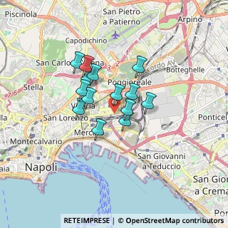 Mappa Via Taddeo da Sessa, 80143 Napoli NA, Italia (1.28929)