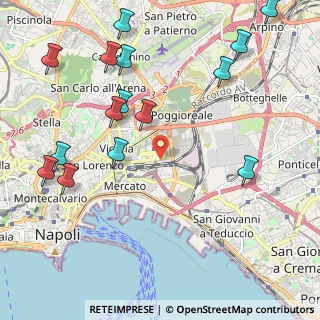 Mappa Via Taddeo da Sessa, 80143 Napoli NA, Italia (2.824)