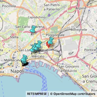Mappa Via Taddeo da Sessa, 80143 Napoli NA, Italia (2.3945)
