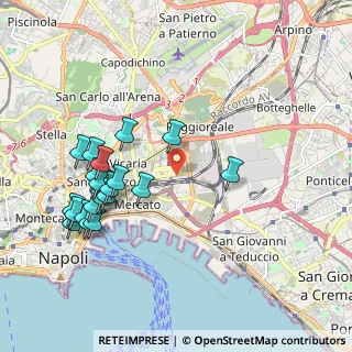 Mappa Via Taddeo da Sessa, 80143 Napoli NA, Italia (2.2875)