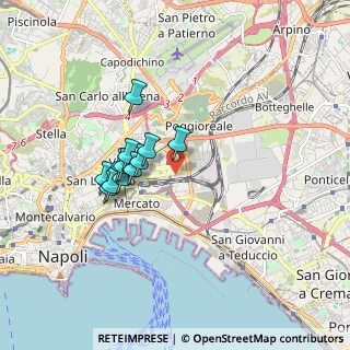 Mappa Via Taddeo da Sessa, 80143 Napoli NA, Italia (1.47083)