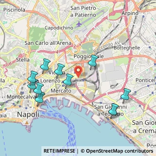 Mappa Via Taddeo da Sessa, 80143 Napoli NA, Italia (2.37909)