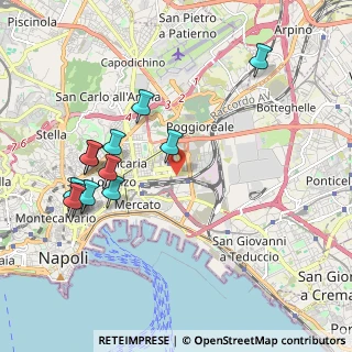 Mappa Via Taddeo da Sessa, 80143 Napoli NA, Italia (2.29167)