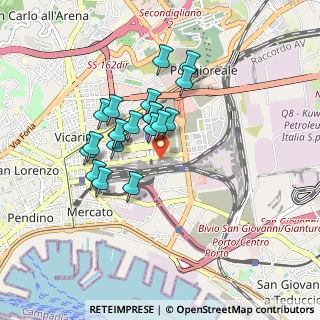 Mappa Via Taddeo da Sessa, 80143 Napoli NA, Italia (0.7605)