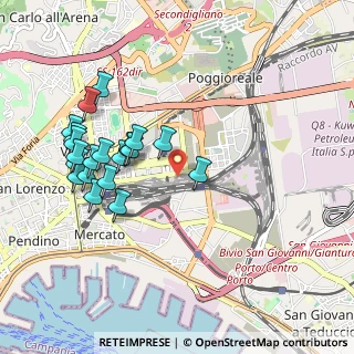Mappa Via Taddeo da Sessa, 80143 Napoli NA, Italia (1.0745)