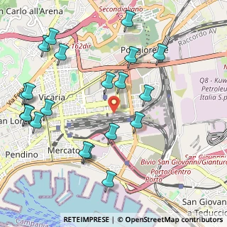 Mappa Via Taddeo da Sessa, 80143 Napoli NA, Italia (1.3175)