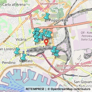 Mappa Via Taddeo da Sessa, 80143 Napoli NA, Italia (0.73067)