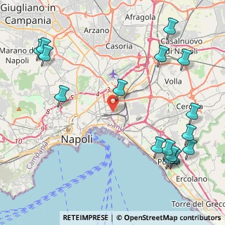 Mappa Via Taddeo da Sessa, 80143 Napoli NA, Italia (6.075)
