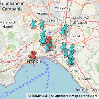 Mappa Via Taddeo da Sessa, 80143 Napoli NA, Italia (3.08111)