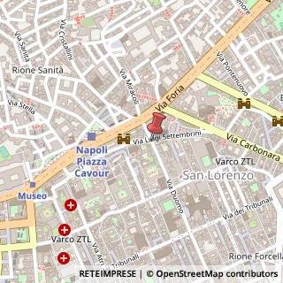 Mappa Via Luigi Settembrini, 99, 80138 Napoli, Napoli (Campania)