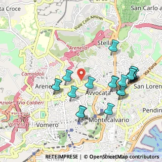 Mappa Materdei in piazzetta Leva, 80136 Napoli NA, Italia (1.0875)