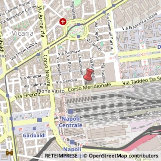 Mappa Via Nazionale, 124, 80143 Napoli, Napoli (Campania)