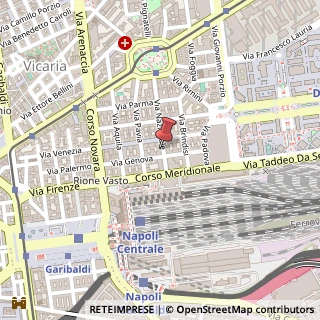 Mappa Via Nazionale, 11, 80143 Napoli, Napoli (Campania)