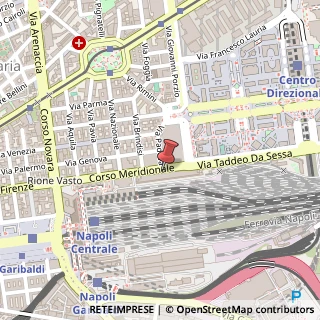 Mappa Corso Meridionale, 54, 80143 Napoli, Napoli (Campania)