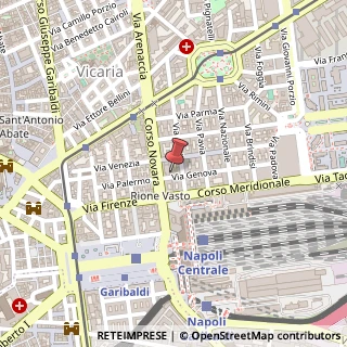 Mappa Via Genova, 11, 80143 Napoli, Napoli (Campania)