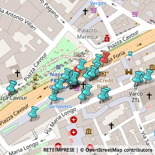 Mappa Piazza Camillo Benso di Cavour, 80100 Napoli NA, Italia (0.03667)