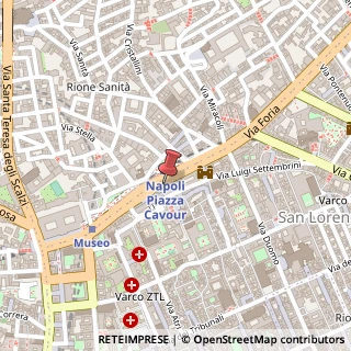 Mappa Piazza Cavour, 26, 80137 Napoli, Napoli (Campania)
