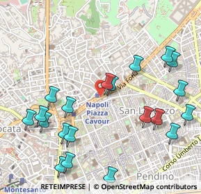 Mappa Piazza Camillo Benso di Cavour, 80100 Napoli NA, Italia (0.6585)