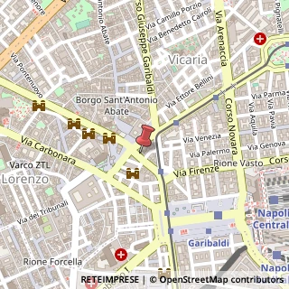 Mappa Via Cesare Rosaroll, 24, 80100 Napoli, Napoli (Campania)