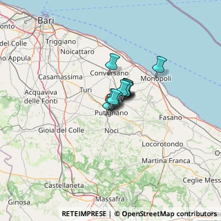 Mappa Via Romanazzi Carducci Giuseppe Maria, 70017 Putignano BA, Italia (5.20167)