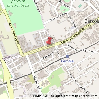 Mappa Corso D. Riccardi, 155, 80040 Cercola, Napoli (Campania)