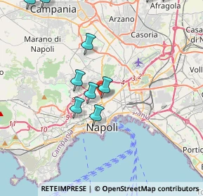 Mappa Via Santa Teresa degli Scalzi, 80136 Napoli NA, Italia (5.88538)