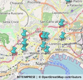 Mappa Via Santa Teresa degli Scalzi, 80136 Napoli NA, Italia (1.92818)