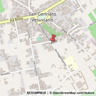 Mappa Via Poggiomarino, 110, 80040 San Gennaro Vesuviano, Napoli (Campania)