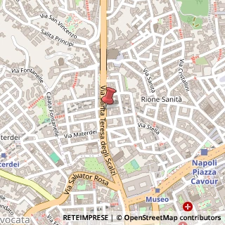 Mappa Via Santa Teresa degli Scalzi, 138, 80135 Napoli, Napoli (Campania)